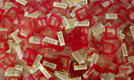 Blood samples for sickle cell anaemia testing