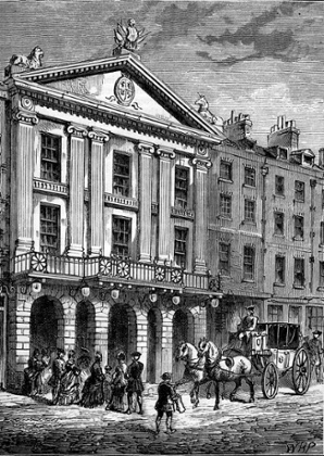 London’s Drury Lane theatre in the 18th century