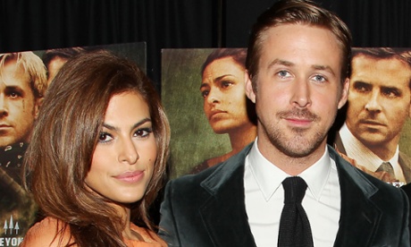 Gosling with his partner, Eva Mendes, March 2013.