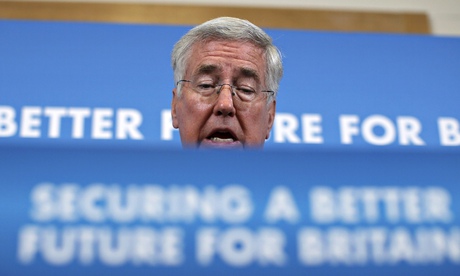 Tory defence minister Michael Fallon 