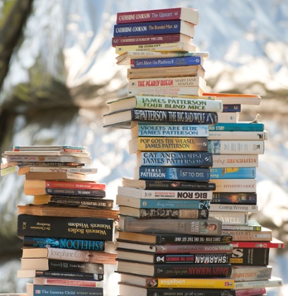 Second hands books: cheap bargains.