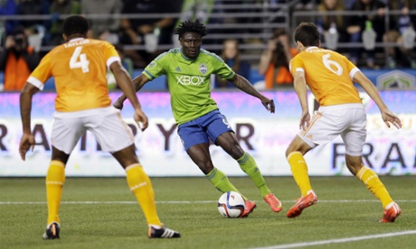 Obafemi Martins of Seattle Sounders