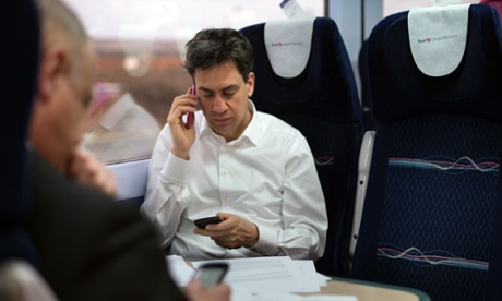 Does Labour party leader Ed Miliband's phone go 'whoosh' every time he sends a text?