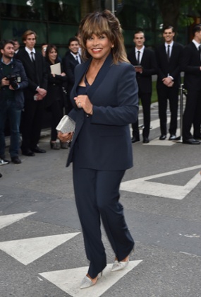 Tina Turner at the Giorgio Armani's 40th Anniversary  reception.