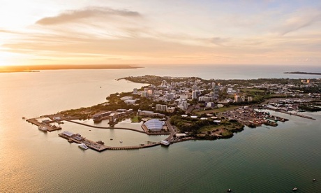Aerial view of Darwin