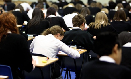 Pupils sit exams