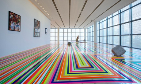 Nervous Track at Atelier Hermes in 2009, by Jim Lambie