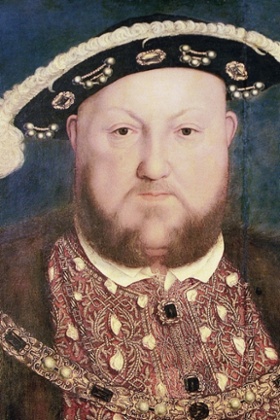 A portrait of Henry VIII by Hans Holbein