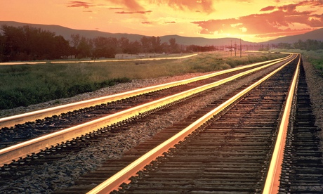 Country railroad tracks