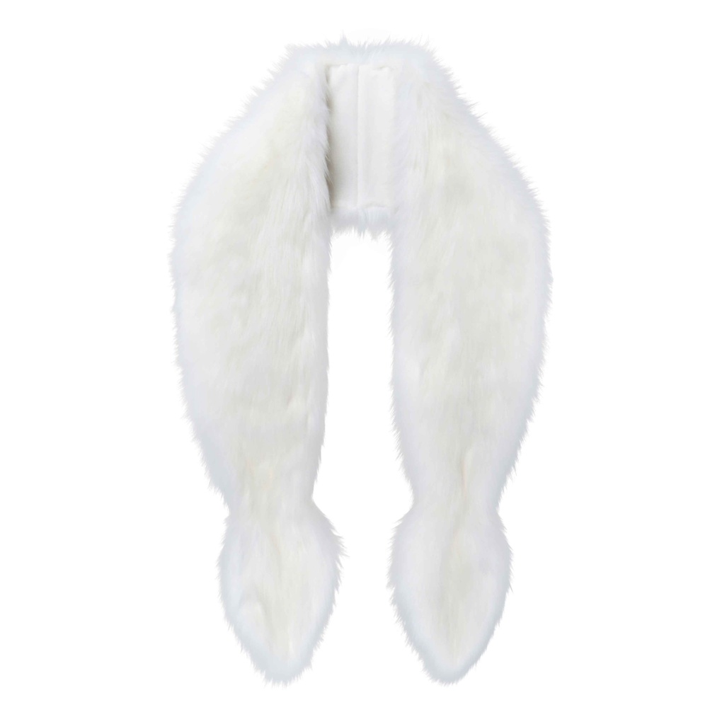 White Vixen faux fur scarf, £98, Helenmoore.com
