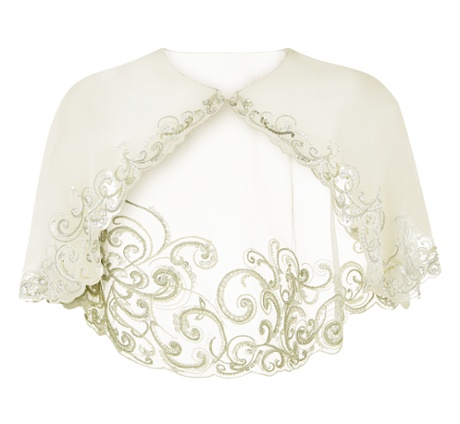 Bridal cape, £129, monsoon.com