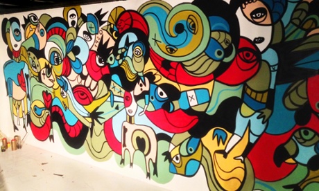 Street art  in Dubai.