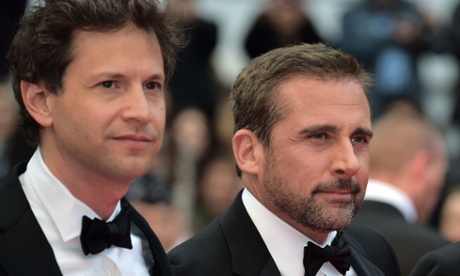 Capoote … Bennett Miller and Steve Carell at the Cannes premiere of Foxcatcher