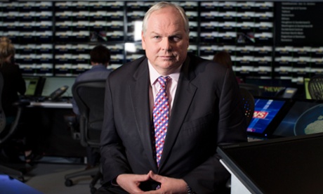 Adam Boulton in the Sky election studio.