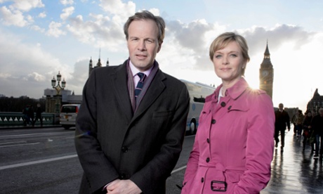 ITV presenters Tom Bradby and Julie Etchingham.