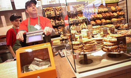 Panera Bread in Boston, Massachusetts.