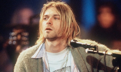 Kurt Cobain of Nirvana during the taping of MTV Unplugged at Sony Studios in New York City