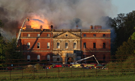 Fire at Clandon Park House 