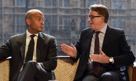 Chuka Umunna and Lord Mandelson