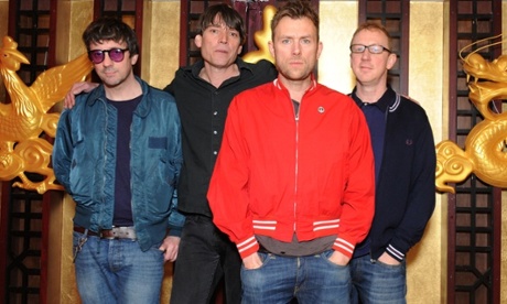 Blur after announcing album The Magic Whip in London