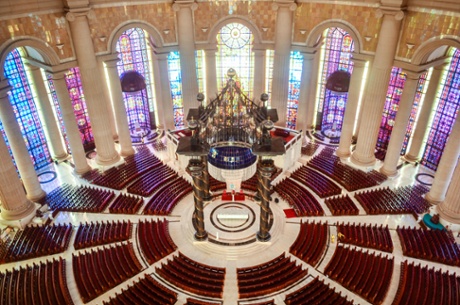 Each of the 7,000 seats in the basilica’s nave has its own personal air-conditioning system.