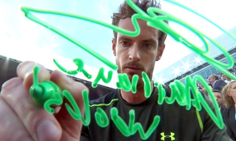 Andy Murray writes 