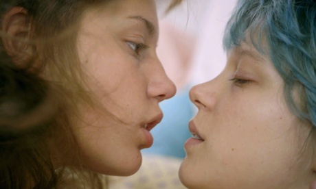 A scene from Blue Is the Warmest Colour, which was banned in Egypt.