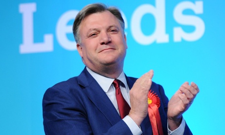 Ed Balls at the count in Leeds, where he lost his seat.