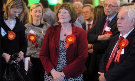 Alison Seabeck at the Plymouth Guildhall count