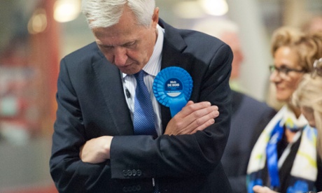 Nick De Bois contemplates defeat in Enfield North