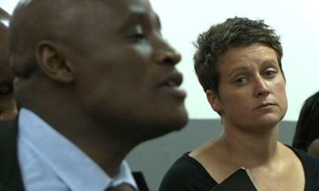 I Will Not Be Silenced Defence Counsel Evans Ondieki and Charlotte Campbell-Stephen in court in Nairobi.