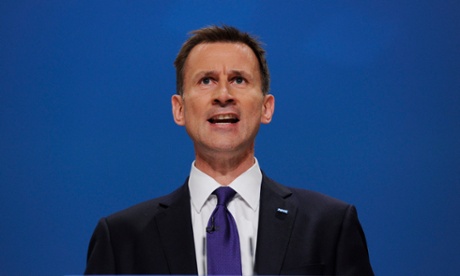 Jeremy Hunt speaks at a Conservative event
