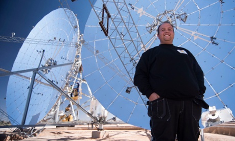 South African site manager Jean-Pierre Fourie, whose team have been testing the system for the past four years.