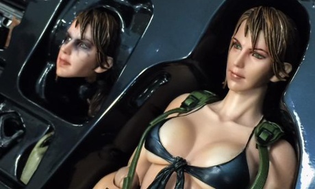 The action figure from Metal Gear Solid V. Now with squeezable boobs. Which makes a change from eagle eyes and gripping hands.