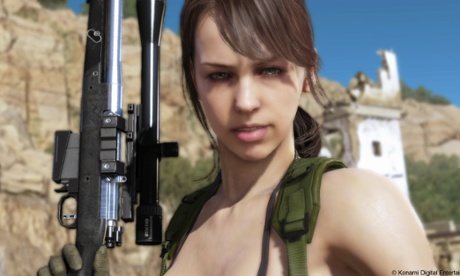 The Quiet character in Metal Gear Solid V.
