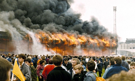 Missed Warnings: The Bradford City fire. Photograph: Robert T Kell/Rex Shutterstock