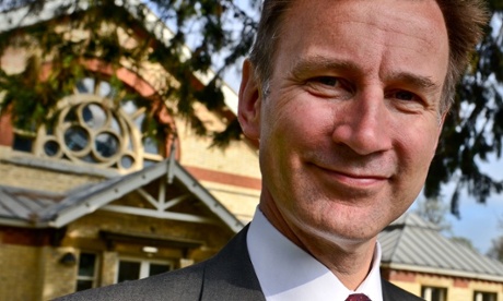 The health secretary, Jeremy Hunt