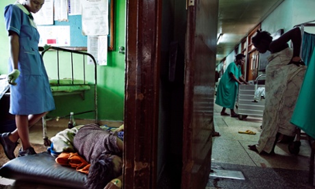 The maternity ward at Mulago hospital in Kampala, Uganda. In 2013, an estimated 5,900 women died of pregnancy-related causes in the country.