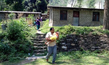 Nepal earthquake survivors