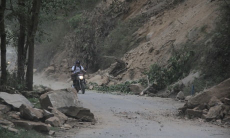 Nepal earthquake landslides