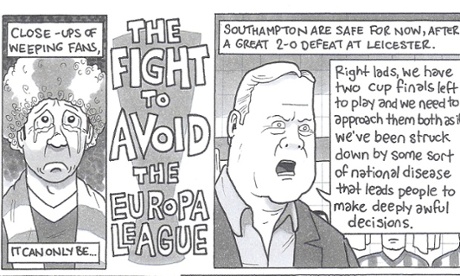 David Squires on the fight to avoid the Europa League.