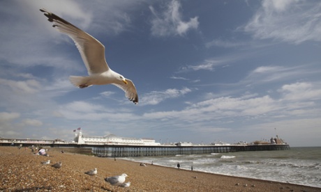 Built for crime ... Brighton beach.
