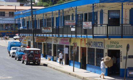 Street in San Vito, southern Costa Rica 