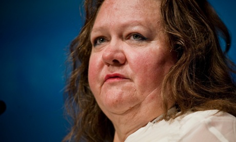 Chair of Hancock Prospecting Pty Ltd Gina Rinehart