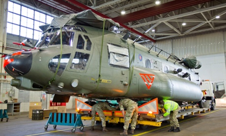 Chinook helicopter RAF Nepal