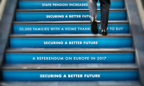 Stairs at Conservative party conference 