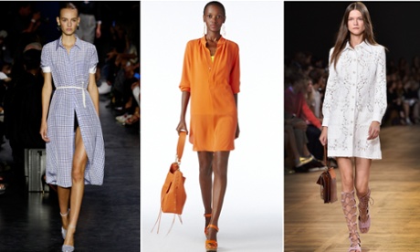 Shirt dresses by Chloé, Polo Ralph Lauren and Altuzarra