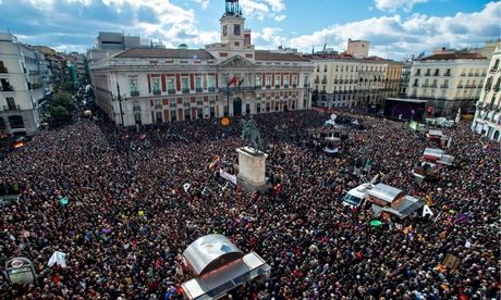 Podemos rally In Madrid