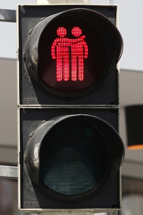 Another of Vienna's same-sex traffic lights.
