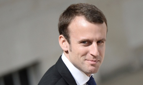 French Minister of Economy Emmanuel Macron. 